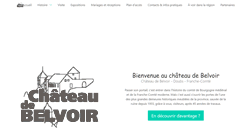 Desktop Screenshot of chateau-belvoir.com