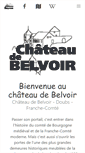 Mobile Screenshot of chateau-belvoir.com
